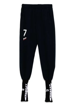 PROTOTYPES football-sock track pants - Blue