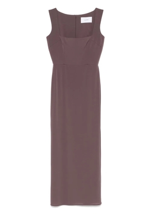 Alex Perry Portrait maxi dress - Brown