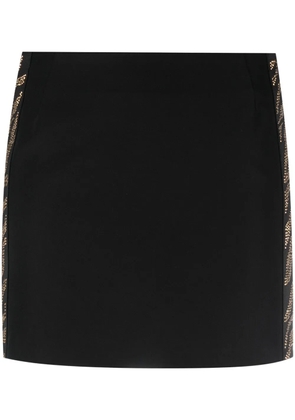 Just Cavalli rhinestone-embellished miniskirt - Black