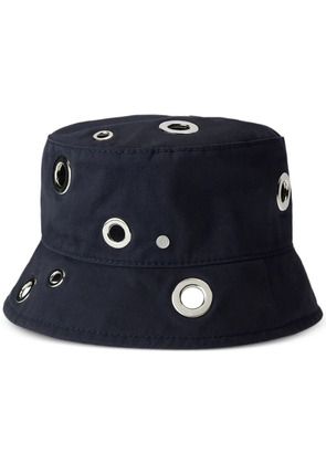 Maison Michel Axel eyelet-detail bucket hat - Blue