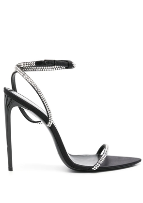Saint Laurent Pre-Owned 110mm Georgia sandals - Black