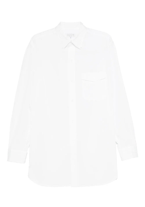 Yohji Yamamoto chest-pocket button-down shirt - White