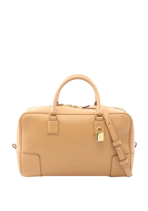 Loewe Pre-Owned 2010-2026 Leather Amazona 28 satchel - Brown