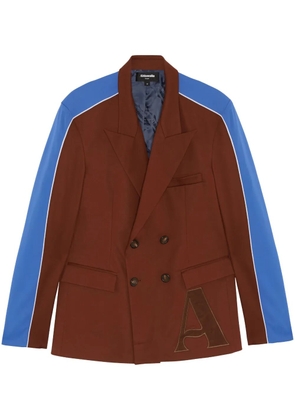 Ahluwalia Grove double-breasted blazer - Brown