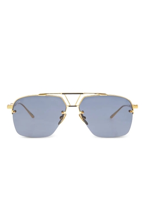 Leisure Society Presidio geometric-frame sunglasses - Gold