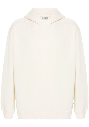 Róhe logo-tag hoodie - Yellow