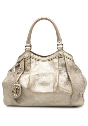 Gucci Pre-Owned 2016-2025 Medium Guccissima Sukey tote bag - Gold