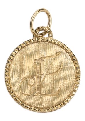 DEVON WOODHILL stud disc pendant - Gold