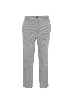 Iris & Ink patterned trousers - White