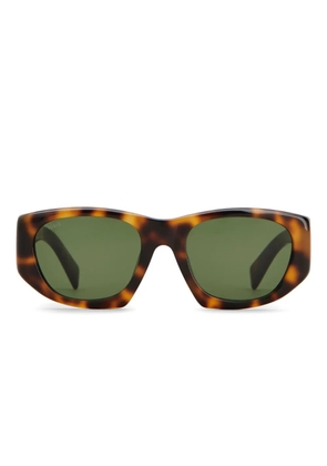 Tod's geometric-frame sunglasses - Brown