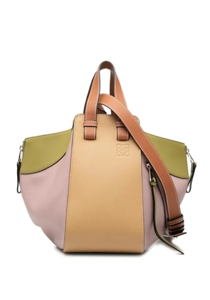 Loewe Pre-Owned 2019 Small Multicolor Leather Hammock satchel - Brown