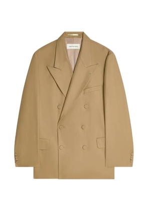 DRIES VAN NOTEN oversized double-breasted blazer - Neutrals