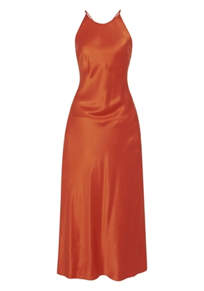 Rosetta Getty crew-neck slip dress - Orange