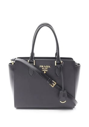 Prada Pre-Owned 2010s Saffiano leather tote bag - Black