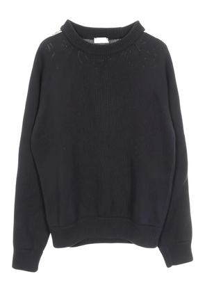 Christian Dior Pre-Owned 2010s Oblique-motif crew-neck sweater - Black