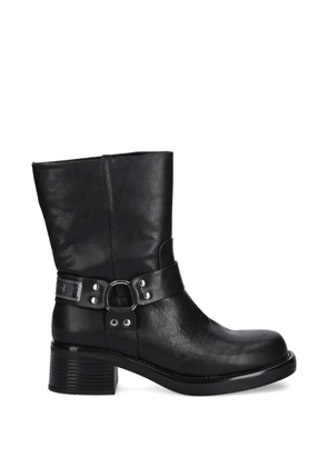 Just Cavalli harness-detail boots - Black