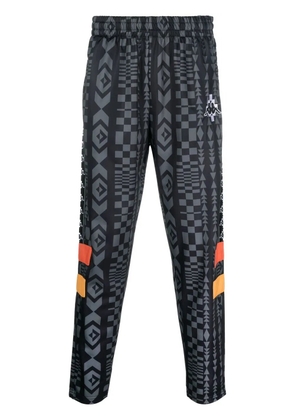 COUNTY OF MILAN xKAPPA logo-patch track pants - Black