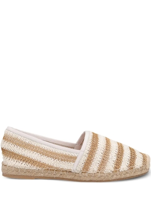 Ermanno Scervino striped espadrilles - White