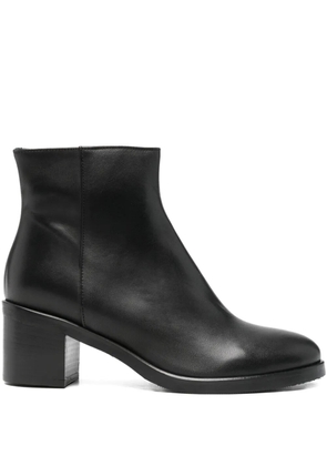 paola parisi 60mm zip ankle boots - Black
