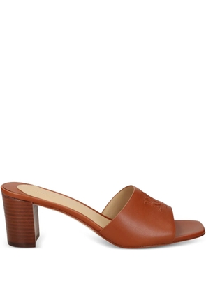 Lauren Ralph Lauren Everley embossed sandals - Brown