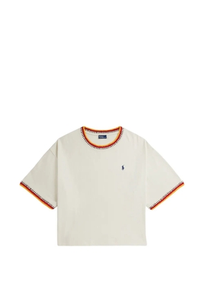 Polo Ralph Lauren embroidery cotton T-shirt - Neutrals