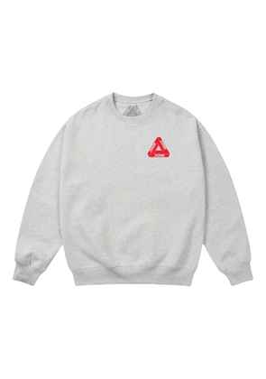 Palace Fukuoka Tri-Ferg crew-neck sweatshirt - Grey