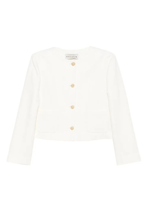 OCCLEUS Milan fitted jacket - Neutrals