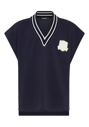 DSQUARED2 logo-embroidered vest - Blue