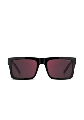 HUGO side-stripe sunglasses - Black