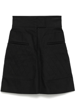 Christian Dior Pre-Owned 2020s quilted A-line skirt - Black