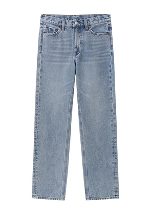 Hey Joanie logo-patch jeans - Blue