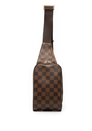 Louis Vuitton Pre-Owned 2005 Damier Ebene Geronimos crossbody bag - Brown