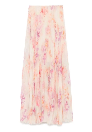 Patrizia Pepe georgette maxi skirt - Yellow