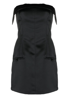 Philosophy Di Lorenzo Serafini strapless satin minidress - Black