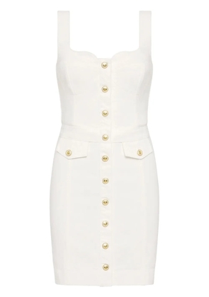 Rebecca Vallance Aviator mini dress - White