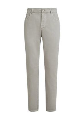 Brunello Cucinelli five-pocket button-fastening jeans - Grey