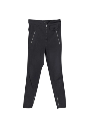 Isabel Marant Vintage zipper cotton trousers - Black