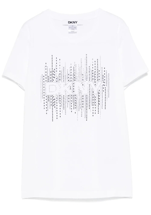 DKNY logo-embellished T-shirt - White