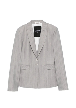 Patrizia Pepe slim pinstripe blazer - Grey