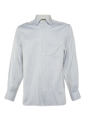 Ermenegildo Zegna Vintage chest-pocket striped shirt - Blue