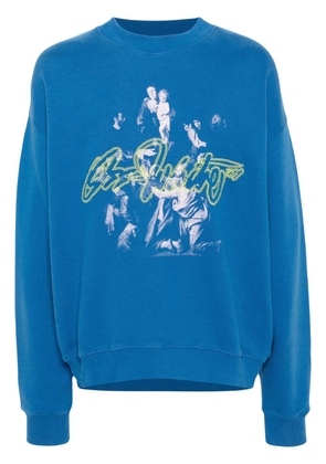 Off-White Script Mary sweatshirt - Blue