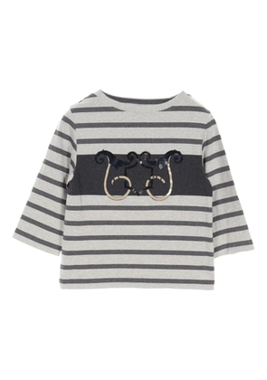 Hermès Pre-Owned 2010s Cut and Sew T-shirt - Grey