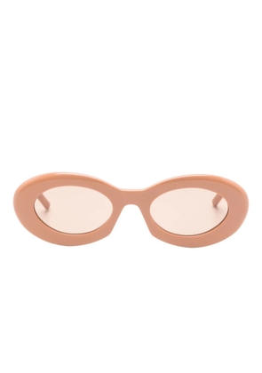 Saint Laurent Eyewear oval-frame sunglasses - Pink