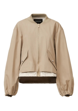 Fabiana Filippi balloon-sleeve cropped jacket - Neutrals