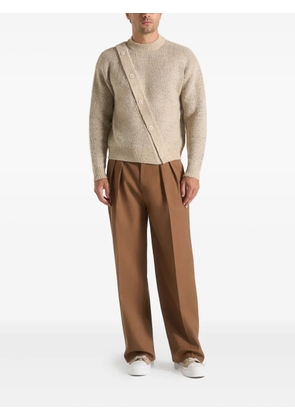 Manière De Voir Theo asymmetric sweater - Neutrals