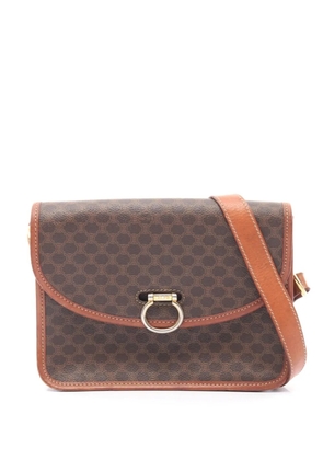 Celine Pre-Owned 2000s Macadam shoulder bag - Brown