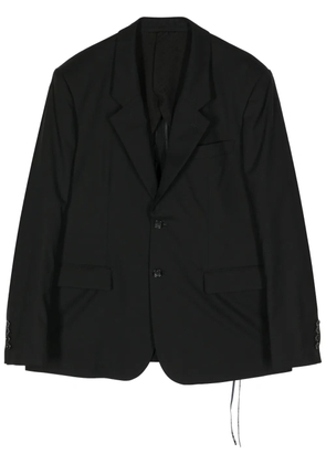 Mastermind World skull-embroidered wool blazer - Black