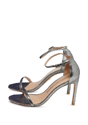 Stuart Weitzman leather ankle-strap sandals - Grey