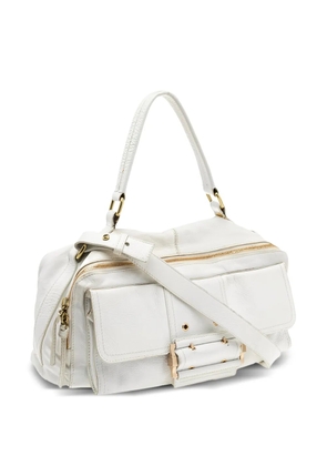Givenchy Pre-Owned dual-zip leather shoulder bag - White
