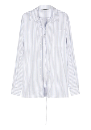 Ottolinger textured striped shirt - White